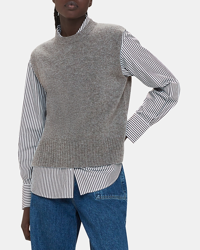 Whistles Wool Sleeveless Tank Sweater