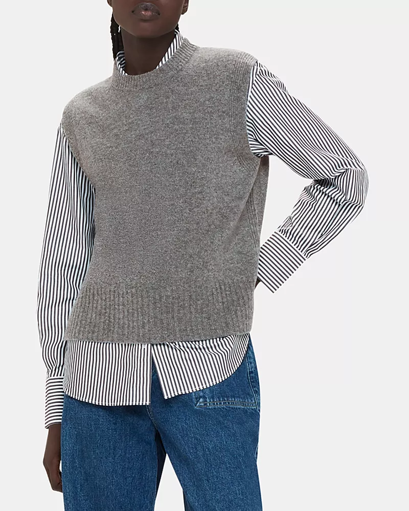 Whistles Wool Sleeveless Tank Sweater