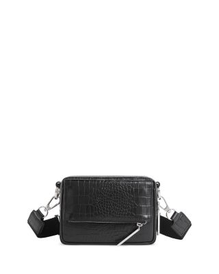 Whistles - Bibi Croc Embossed Crossbody