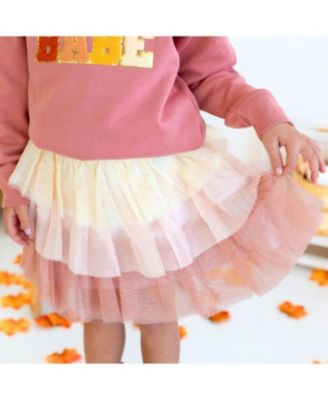 Girls&#39; Boho Blush Petal Tutu Skirt- Little Kid, Big Kid