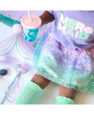 Girls' Sparkling Mermaid Tutu Skirt - Little Kid, Big Kid