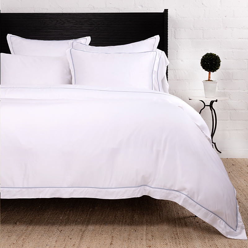 Pom Pom At Home Sheena Duvet Cover Set, Queen In Blue