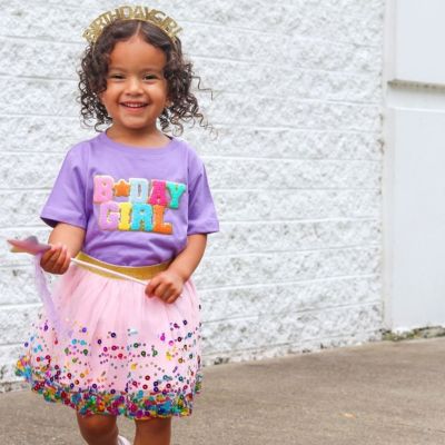  Birthday Patch Short Sleeve T-Shirt - Little Kid