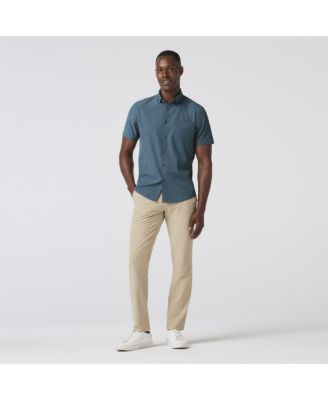  Leeward  SS Dress Shirt  Dusty Blue Heather