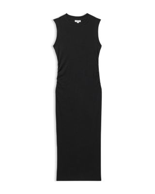 short black loose dress Spanx Smooth Jersey Mix Media Dress main image 1