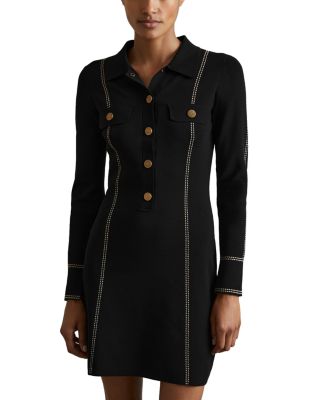 REISS - Edena Utility Knitted Dress