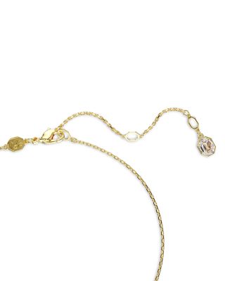 Symbolica Crystal Evil Eye Pendant Necklace in Gold Tone, 14.87"-16.87"