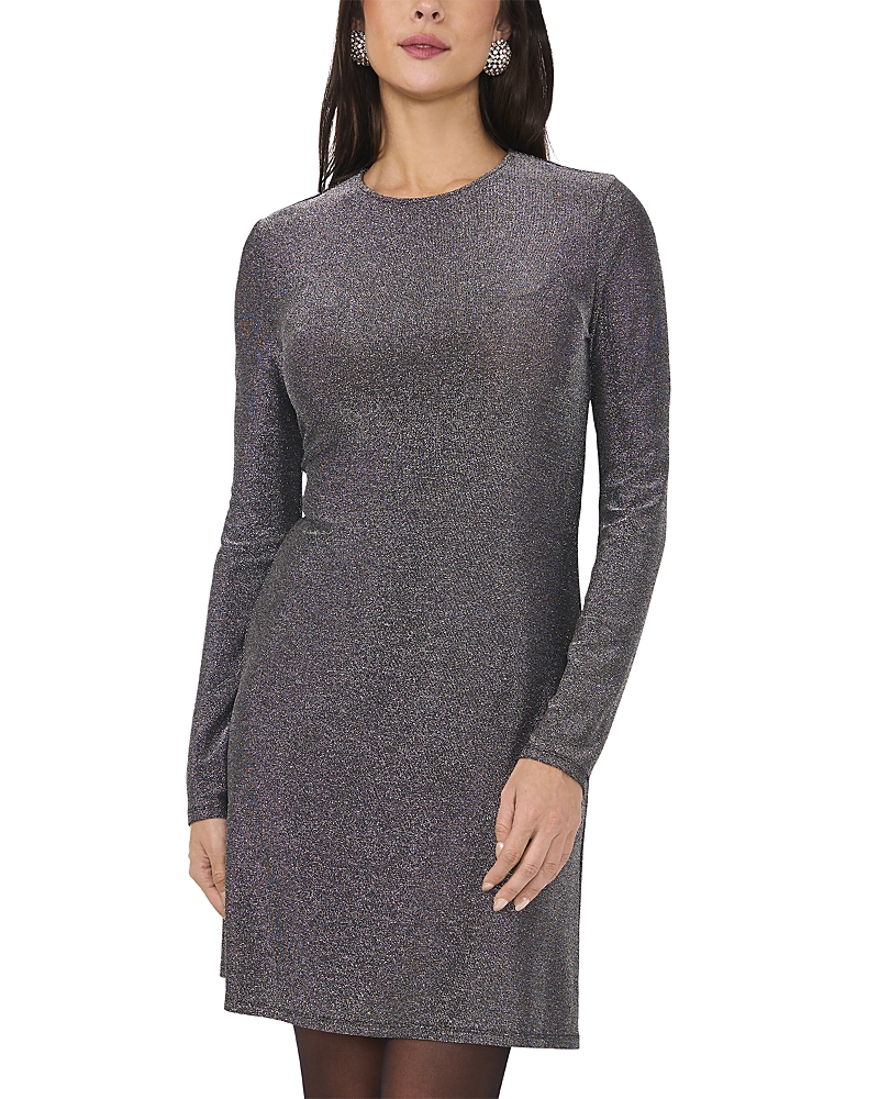 1.state Metallic Dress In Rich Black