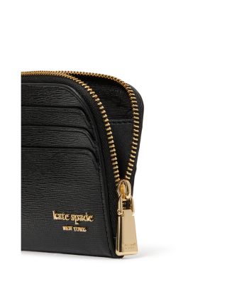 Devin Saffiano Leather Coin Card Case Wristlet