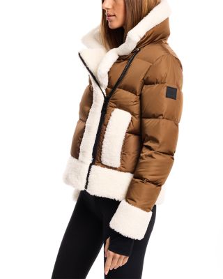 Bianca Sherpa Trim Down Jacket
