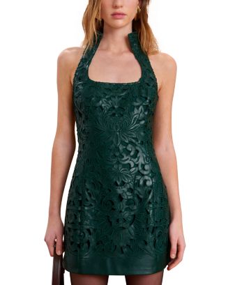 Cult Gaia Akaia Faux Leather Dress | Bloomingdale's Women