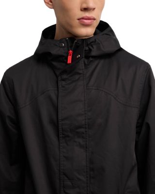 Downing Coated Cotton Hooded Rain Jacket 