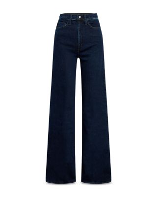 The Mia Petite Wide Leg High Rise Jeans in Cinema