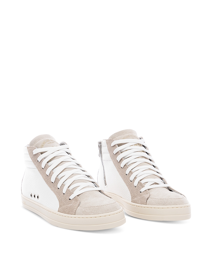 P448 Thea Mid Top Sneaker In Sand/grain