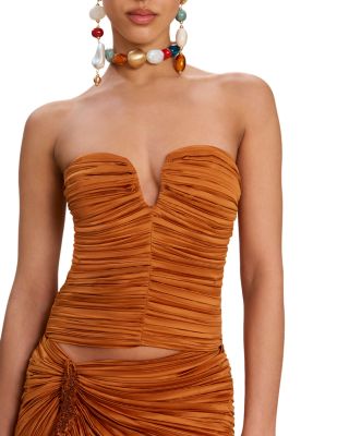 Maria Pliss&amp;eacute; Strapless Top