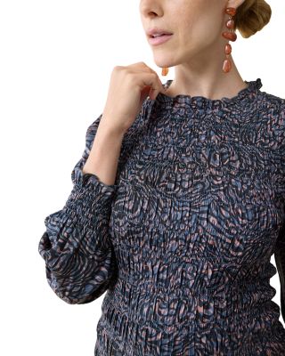 Smocked Maternity Dress