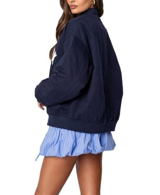 Big Apple Oversized Bomber Jacket