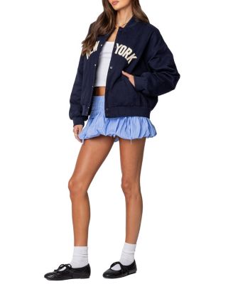 Big Apple Oversized Bomber Jacket