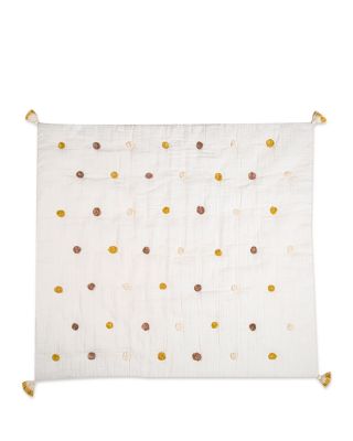 Kendi Pom Pom Quilted Blanket - Ages 0-36 Months