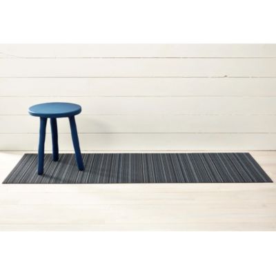 Skinny Stripe Shag Runner, 24" x 72"