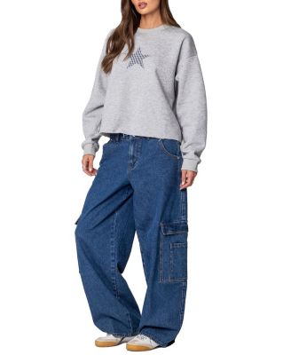 Gingham Star Sweatshirt