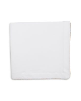 Unisex Check Piping Cotton Blanket