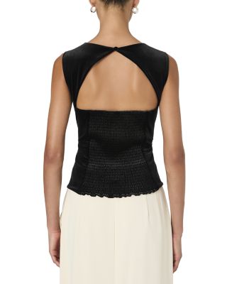 Stretch Velvet Corset Top