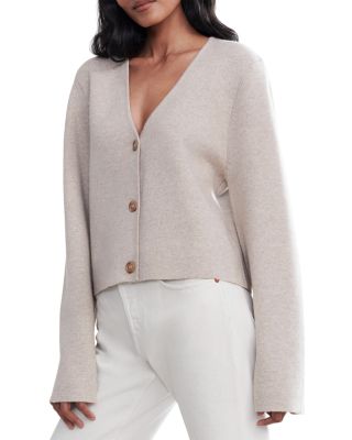 Chelsea Wool &amp; Cashmere V Neck Cardigan
