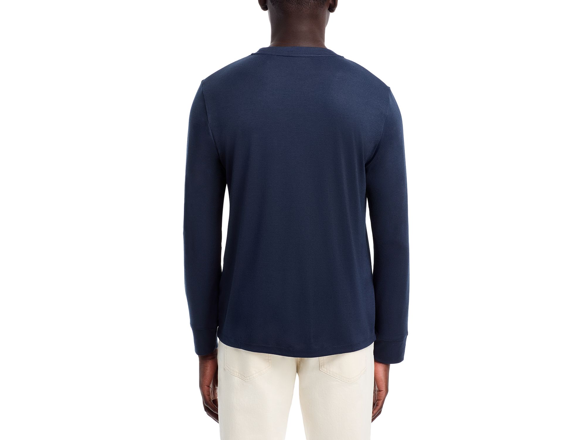 Essential Tee Long Sleeve in Anemone Milano — Image 4