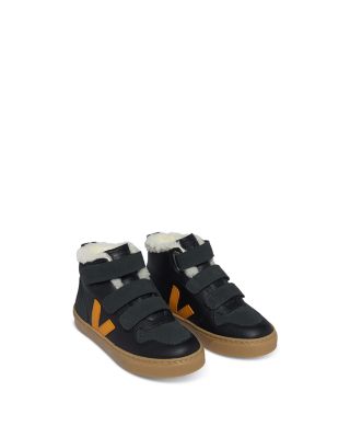 VEJA - Unisex V-10 Mid Top Sneakers - Toddler, Little Kid