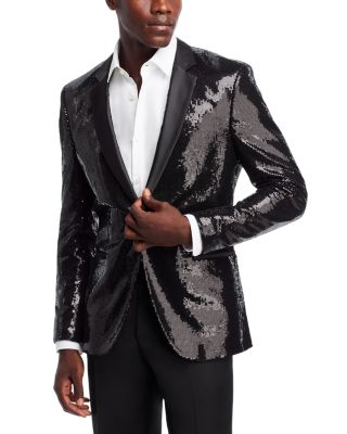 HUGO - Arti Sequin Extra Slim Fit Dinner Jacket