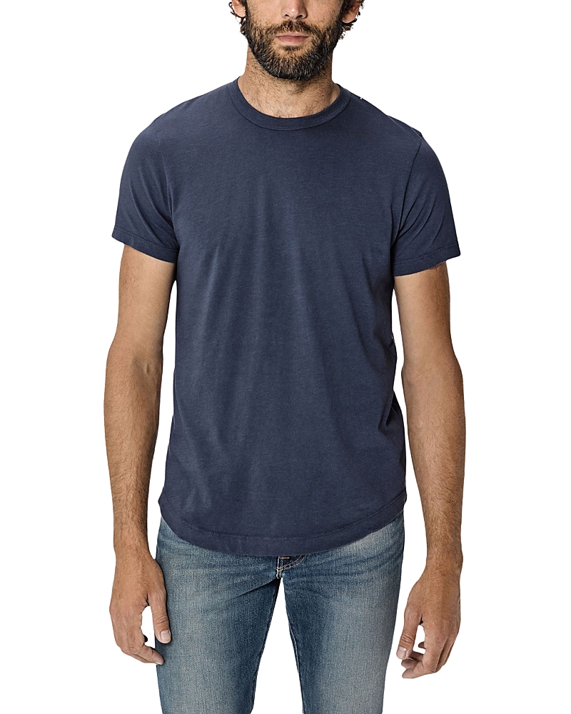 BUCK MASON SLUB CURVED HEM TEE