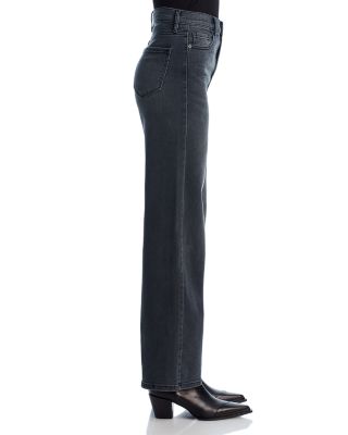 High Rise Dad Jeans in Black Wash - Exclusive