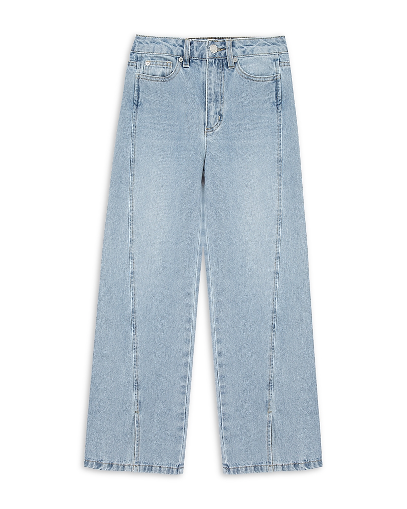 HABITUAL GIRLS' SLIT FRONT HEM WIDE LEG JEANS - BIG KID