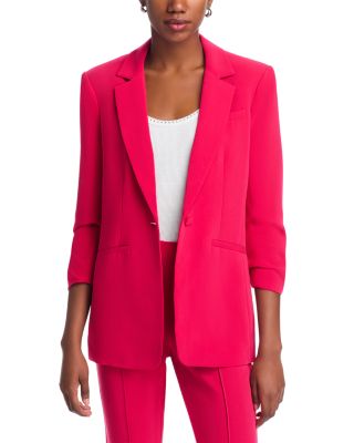 Khloe Ruched-Cuff Blazer