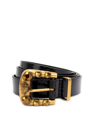 Kurt Geiger London Women's Smooth Leather Belt