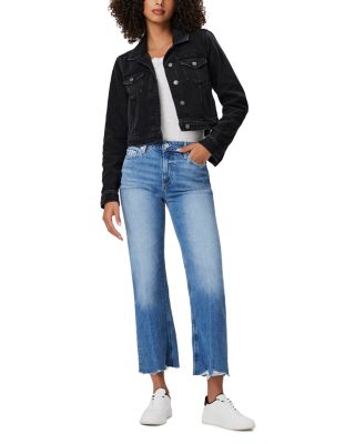 Leenah Cropped Frayed Hem Jeans in Charm