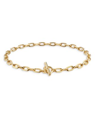 DY Madison&reg; Toggle Chain Necklace in 18K Yellow Gold, 8.5mm