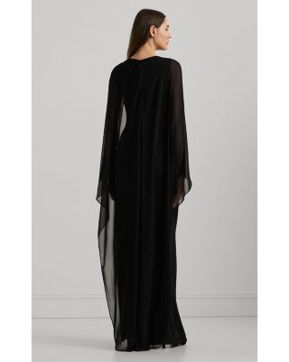 Georgette Cape Gown