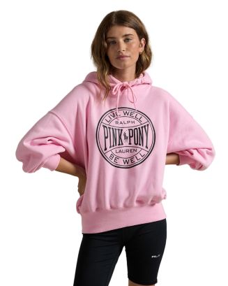Ralph Lauren Ralph Lauren Pink Pony Live Well Be Well Hoodie