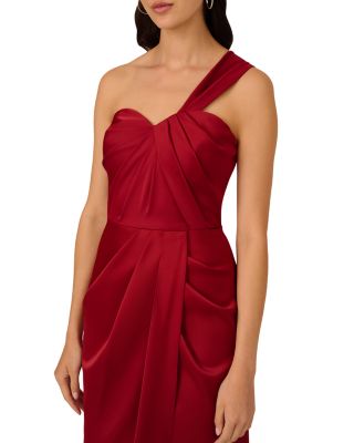 Satin Asymmetric Dress