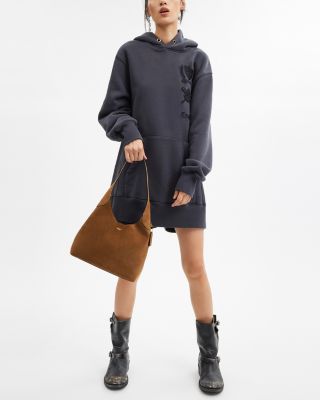 Brooklyn 28 Suede Shoulder Bag