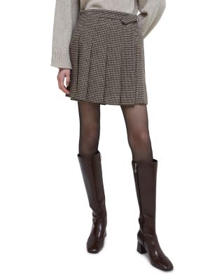 MAX&Co. - Mammola Flannel Kilt Mini Skirt