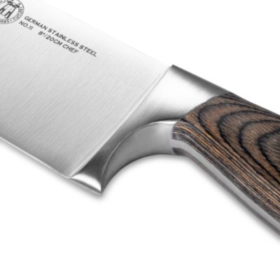 Cutlery Bonded Teak 7-Piece Knife Block Set