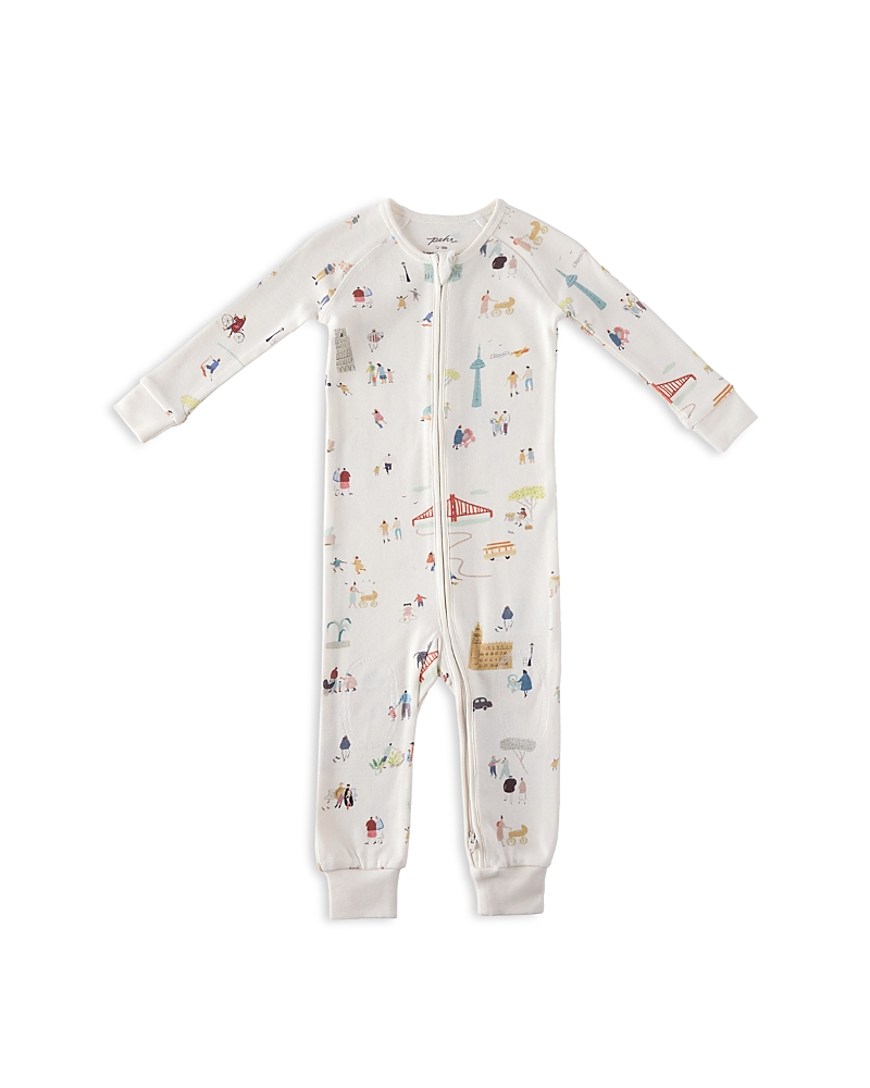 Shop Pehr Unisex Ribbed Baby Footless Sleeper - Baby In Explore The World