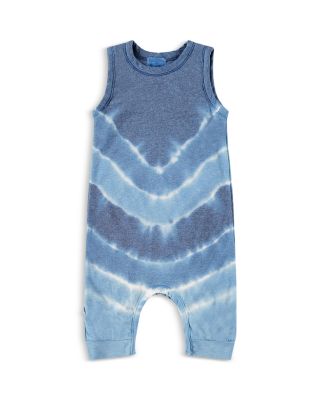 PAIGELAUREN - Unisex Dip Dyed Loop Terry Tank Romper - Baby
