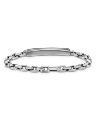 Men's Streamline&reg; ID Bracelet in Sterling Silver, 6.7mm