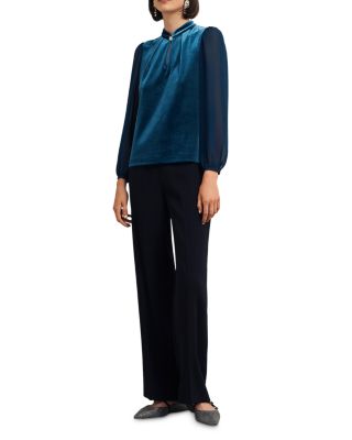 Rosalie Velvet Blouse