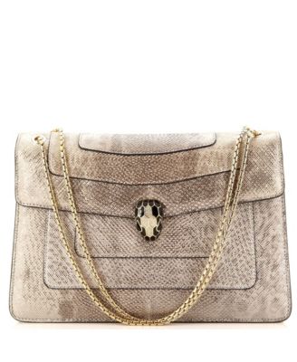 Pre-Owned Bvlgari Medium Serpenti Forever Crossbody Bag Karung