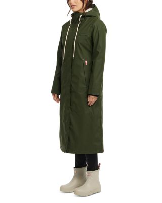 Sammy Rubberized Long Padded Raincoat